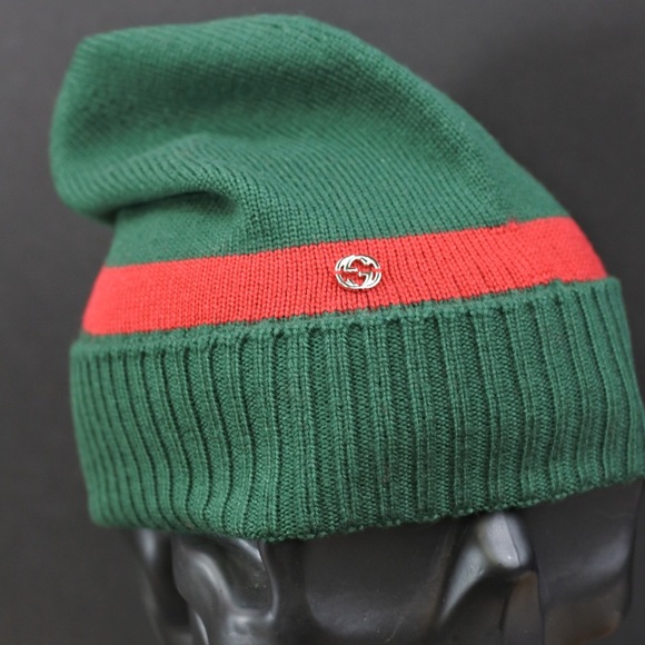 💥SOLD💥 GUCCI Wool Guccissima Scarf & Beanie - Picture 6 of 8